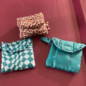 Set of Three Earbud Pouches